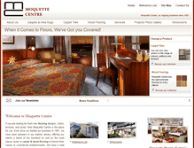 Tablet Screenshot of moquettecenter.com